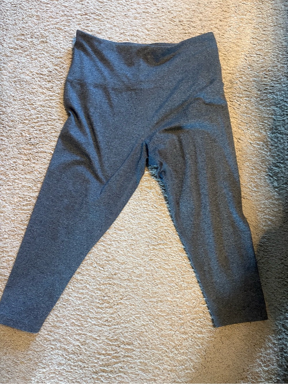 Woman’s Charcoal Gray Stretch Leggings - Comfortable Everyday Fit